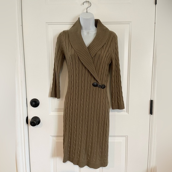 Calvin Klein Cable knit sweater dress small - Picture 1 of 6